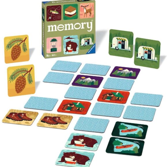 New Sealed Ravensburger Game Ravensburger Great Outdoors Memory Game- En/Fr - Picture 1 of 12